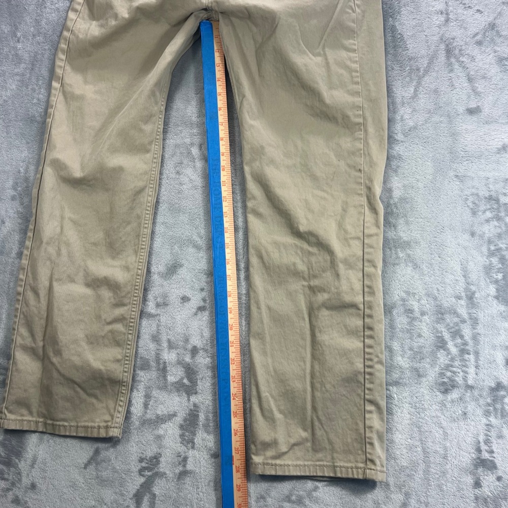 LEVI'S 514 Straight Pants‎ Mens 34x30 Tan Khaki Stretch 00514-1865 Modern Cotton - Picture 15 of 16
